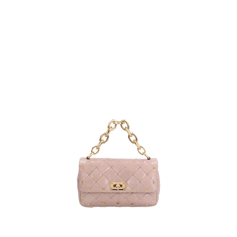 Valentino Garavani Women's Pink Rockstud Spike Shoulder Bag - Handbags - One Size - Bags
