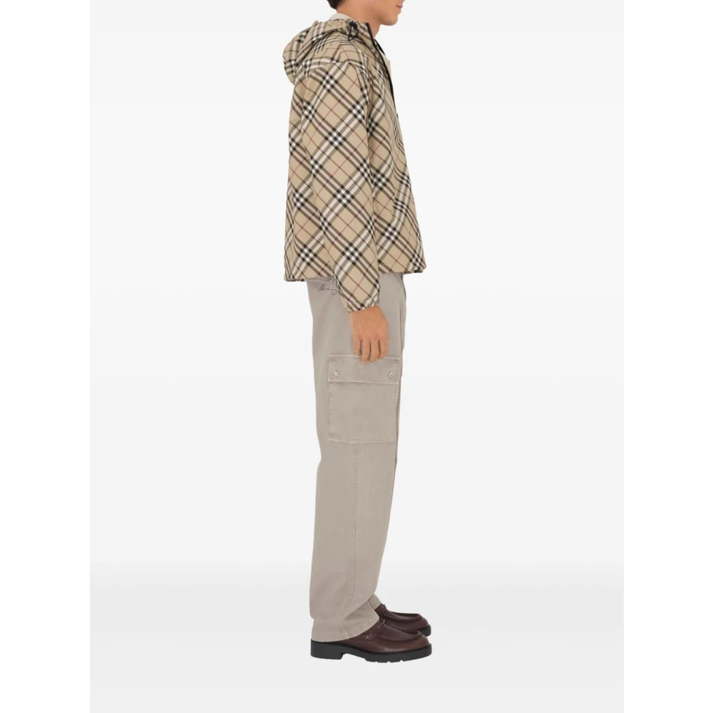 Burberry Stijlvolle Jassen Collectie Beige Heren