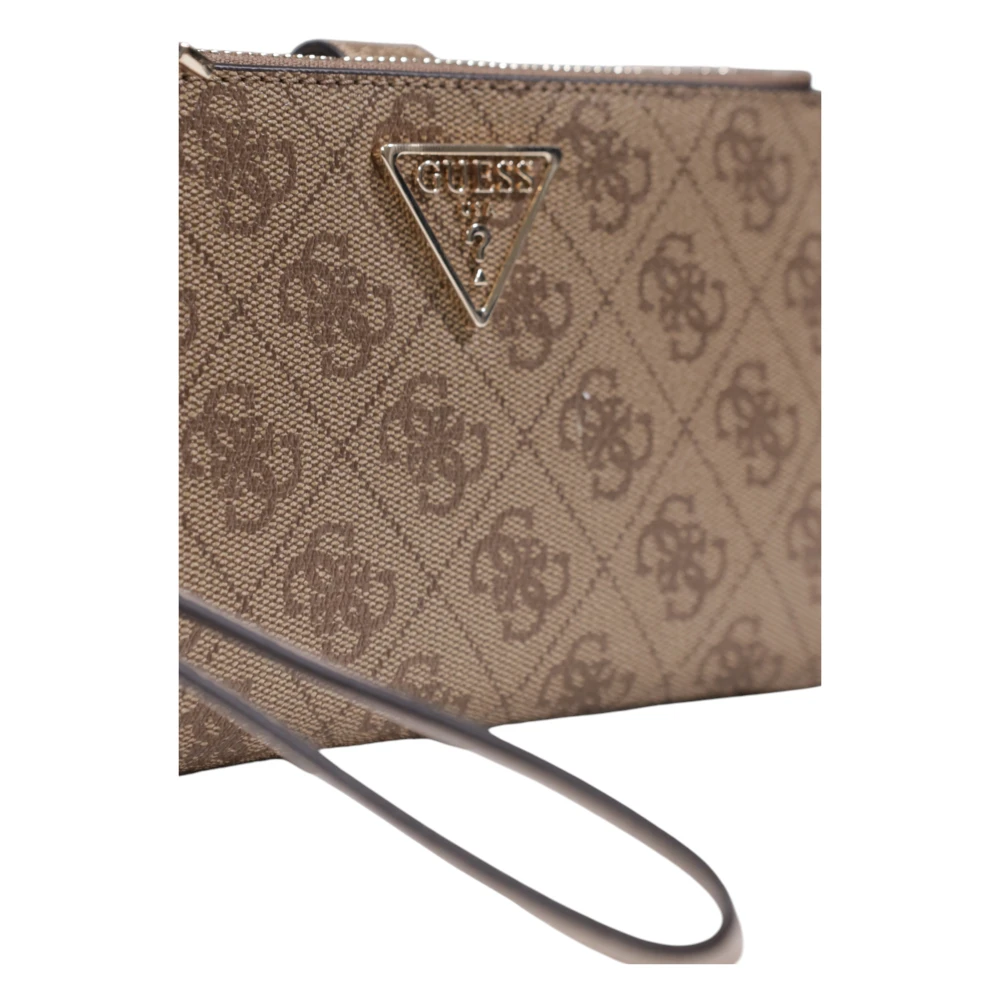Guess Damesportemonnee van polyurethaan uit collectie Brown Dames