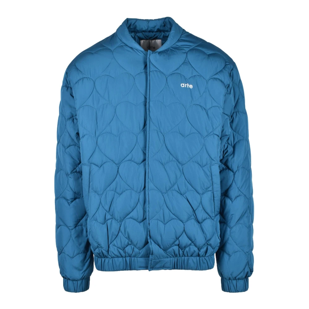 Arte Antwerp Piumino Jas 100% Polyester Lichtgewicht Blue Heren