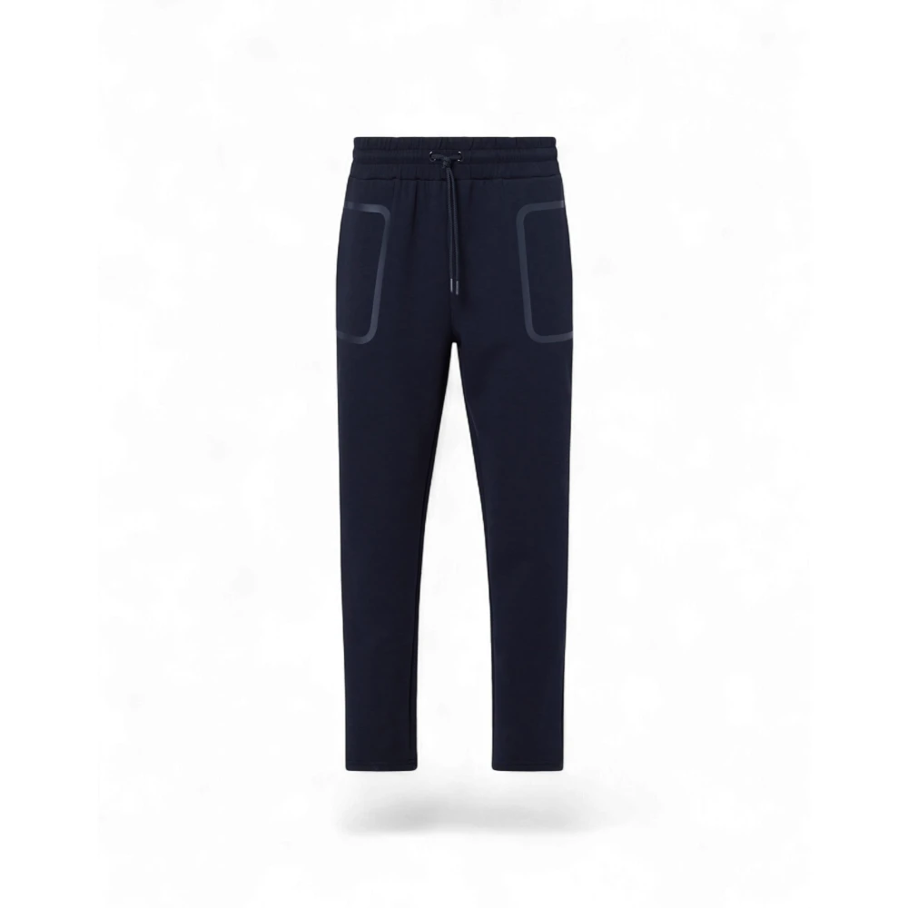 Peuterey Men's Blue Slim-Fit Trousers, M, Schmitt 03 Chino Trousers