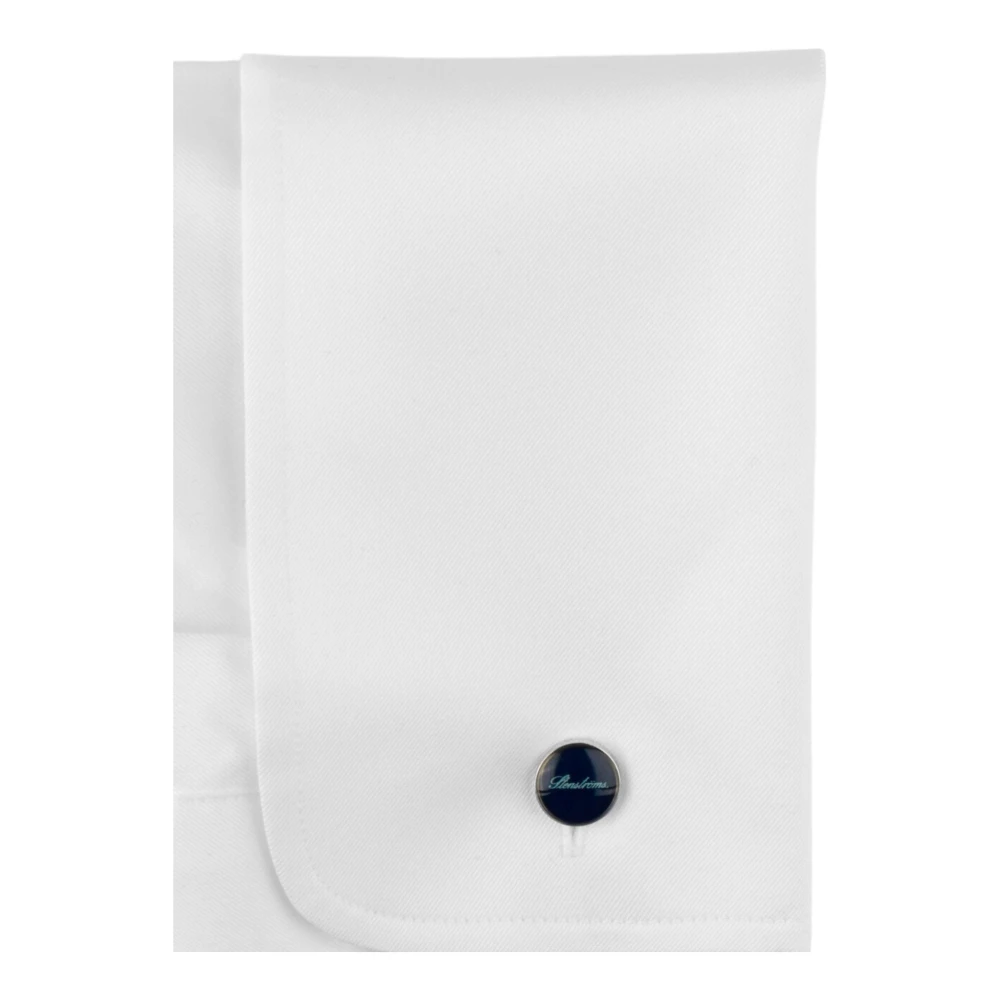 Stenströms Elegant Slim Fit Tuxedo Shirt White Heren