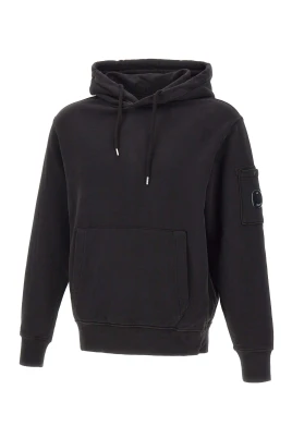 Borstad och emeriserad Diagonal Fleece Boxy Goggle Sweatshirt