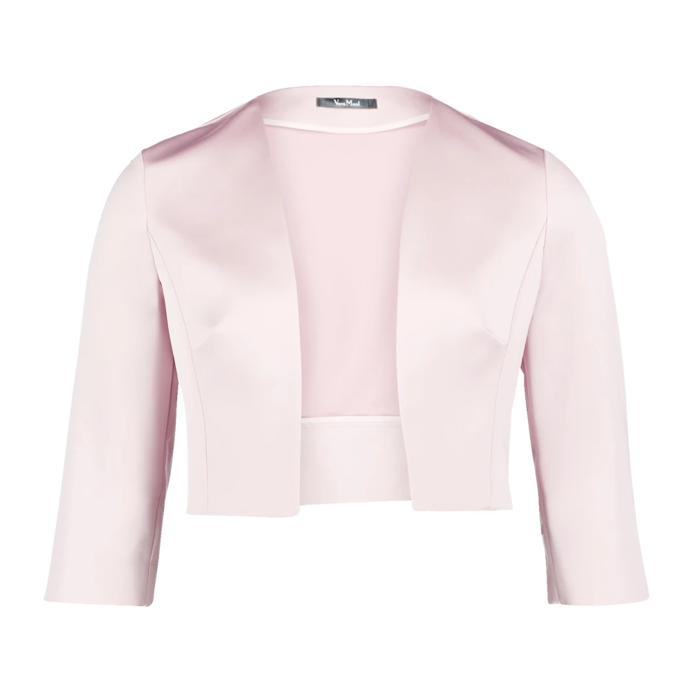 Vera Mont Stijlvolle Bolerojas met Plooien Pink Dames