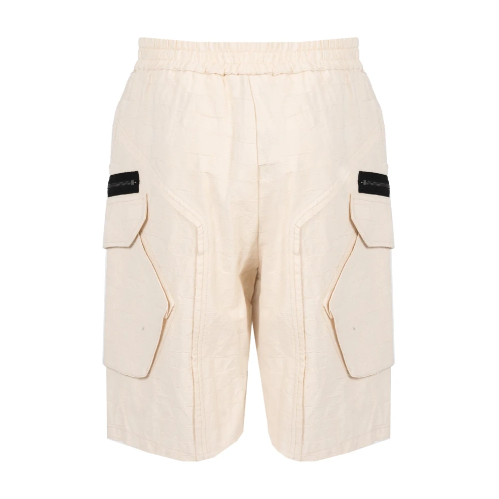 La Haine Inside Us Klassieke Shorts met Ritszakken Beige Heren