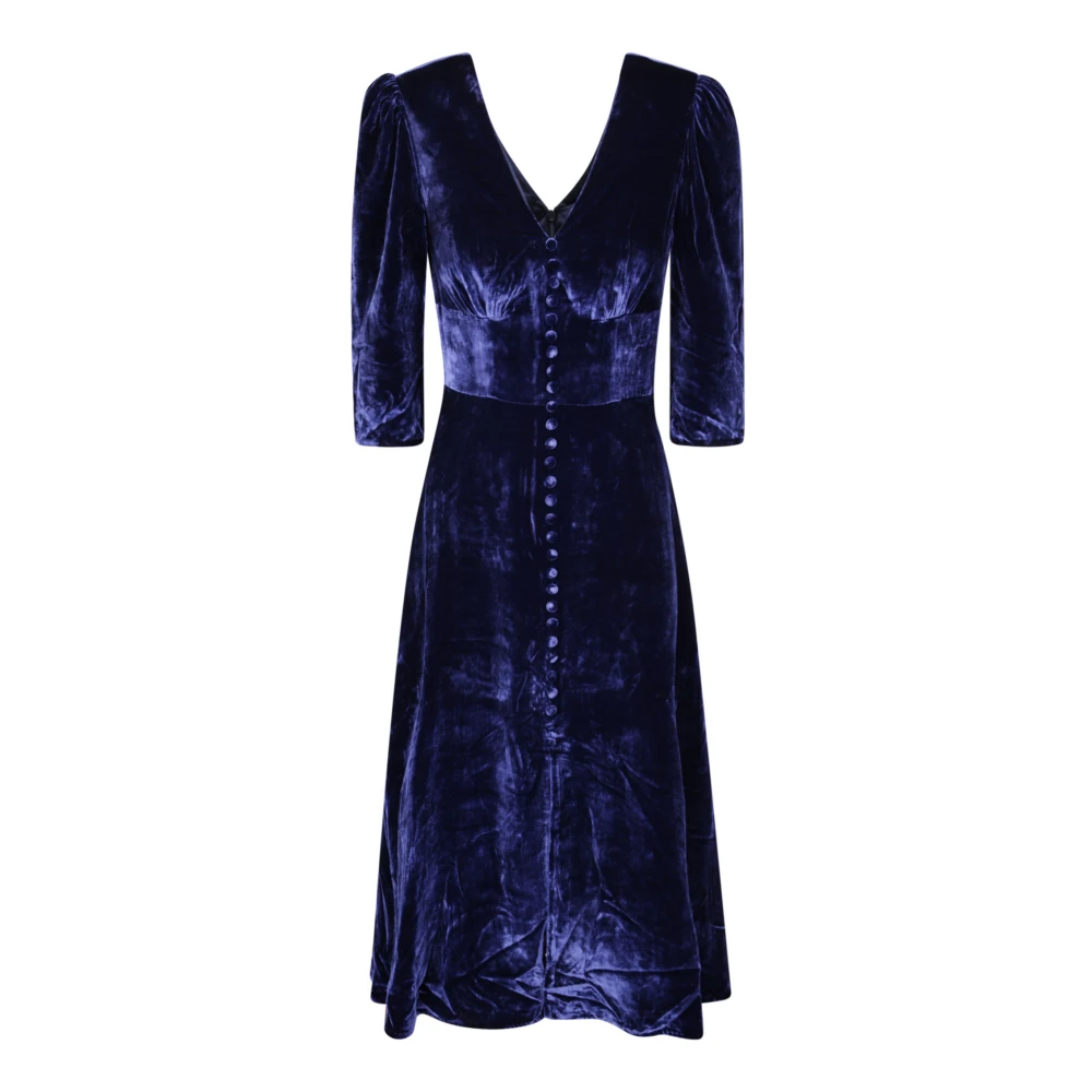Saloni Margot-B Jurk Schoenen Blue Dames