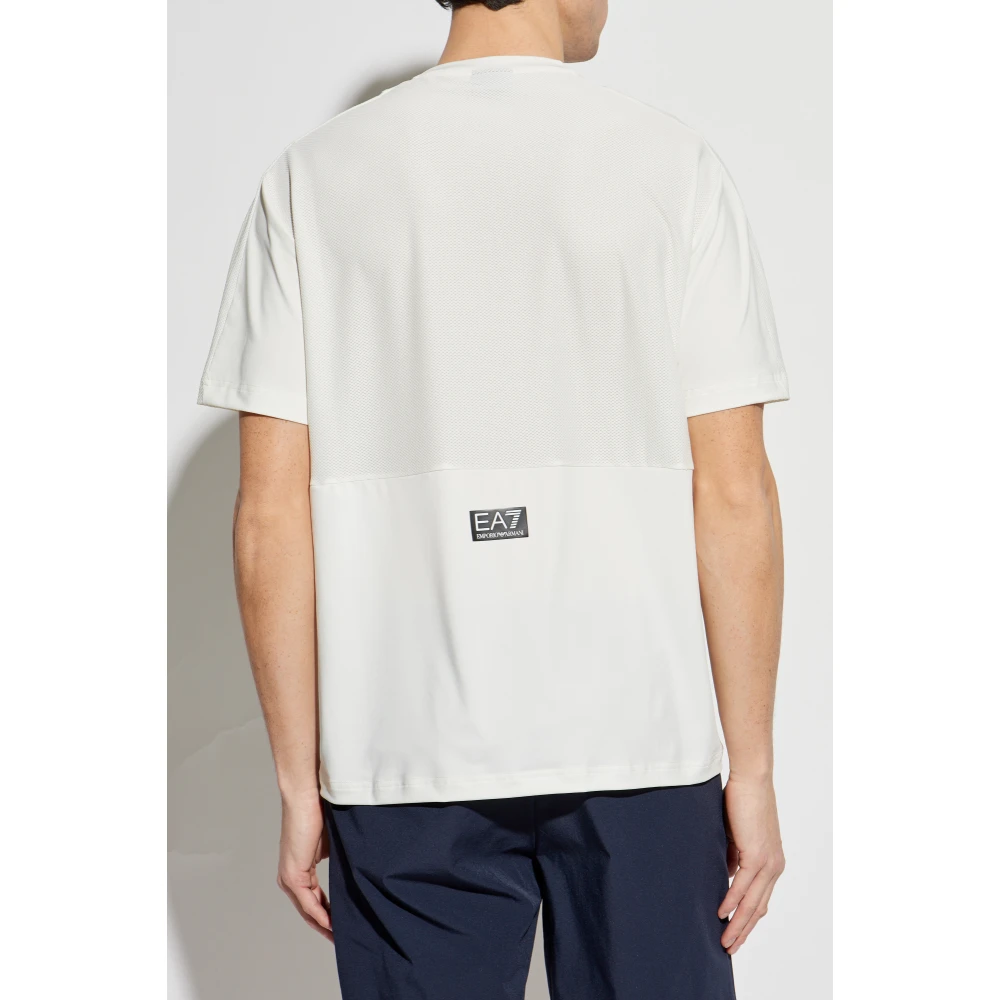Emporio Armani EA7 T-shirt uit de collectie Beige Heren