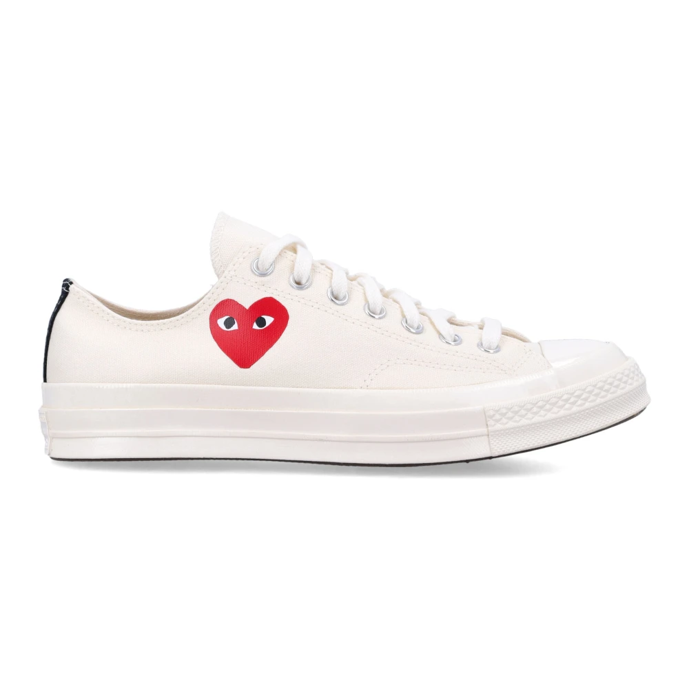 Comme des Garçons Play Small Heart Low Top Sneaker unisex Schoenen Wit