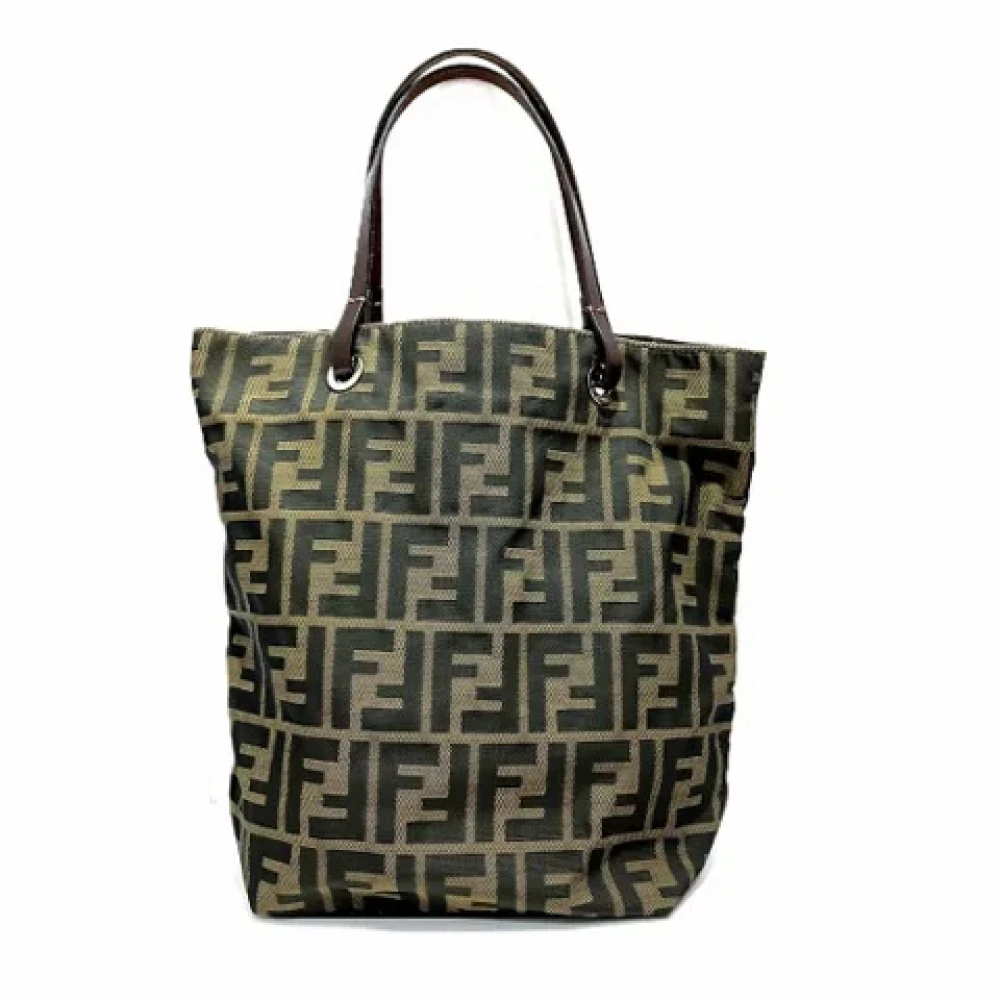 Fendi Vintage Pre-owned Leather fendi-bags Brown Dames