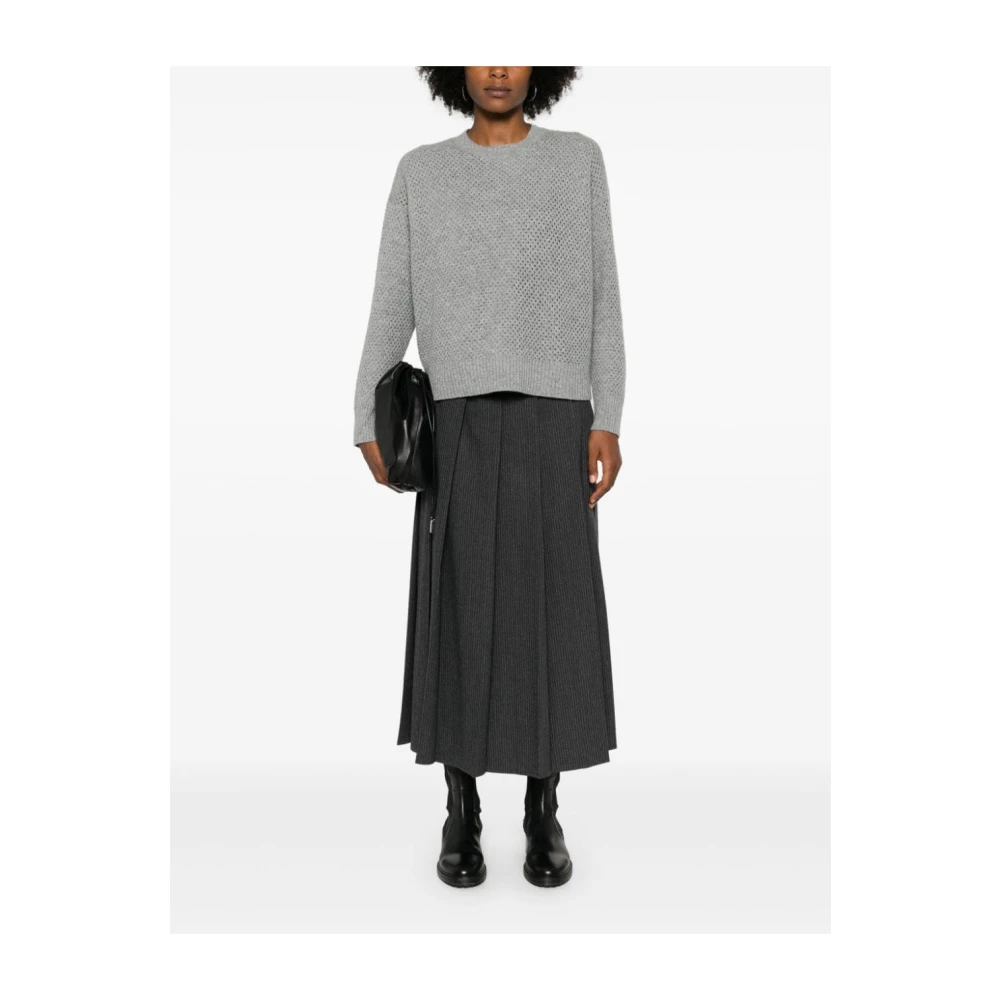 Fabiana Filippi Grijze Sweatshirt Aw24 Dameskleding Gray Dames