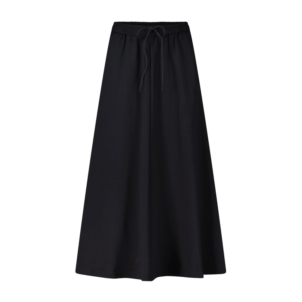Y-3 Black Sporty Maxi Skirt - Female - Midi Skirts - Xs - Skirts