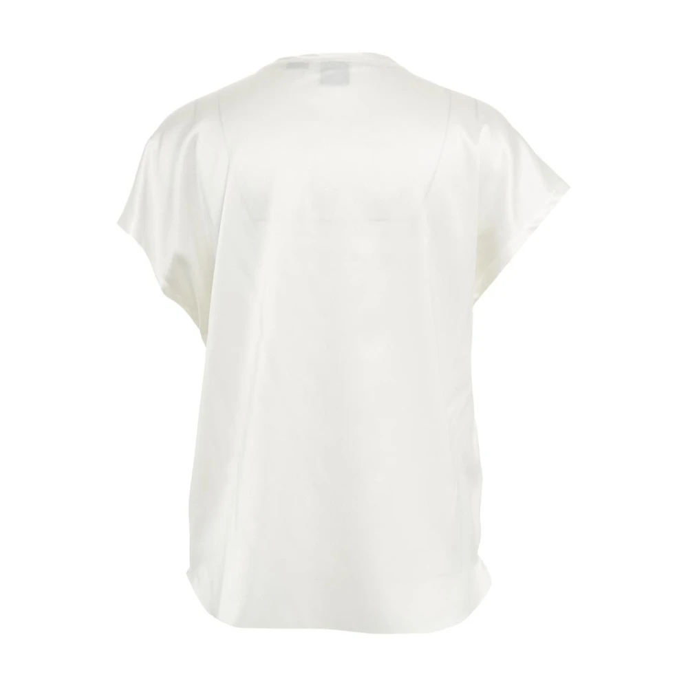 pinko Witte T-shirts Polos voor Dames White Dames