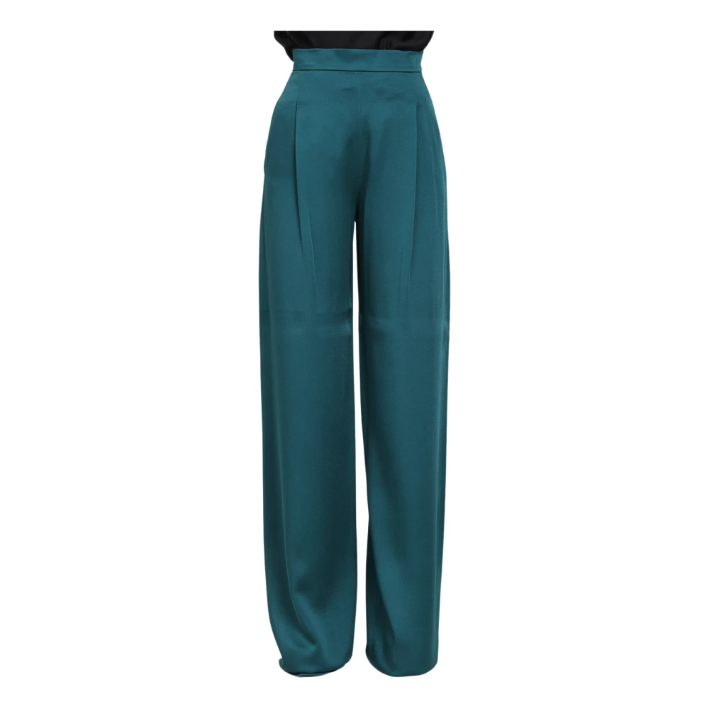 Max Mara Elegante Groene Attila Broek Green Dames