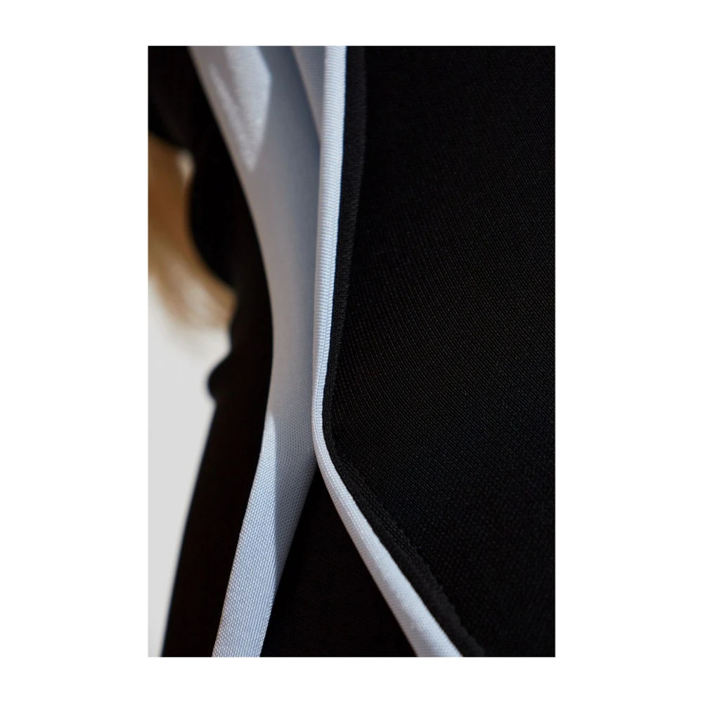 Victoria Beckham Lange Zwarte Celeste Jurk Black Dames