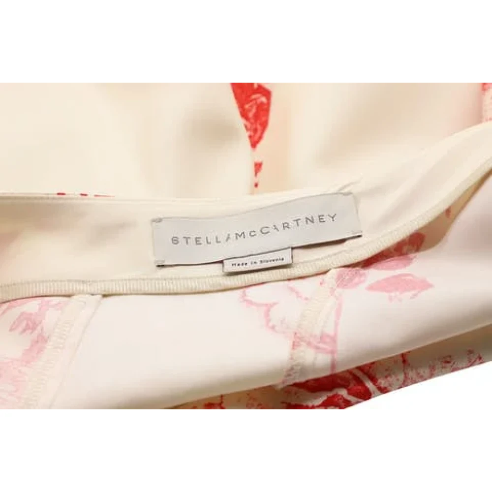 Stella McCartney Pre-owned Silk bottoms Beige Dames