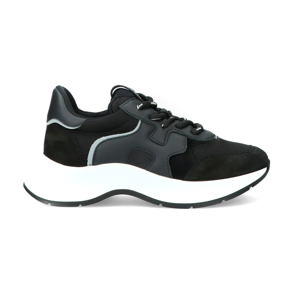 Hogan Panelled Lace-up Sneakers Dames Schoenen Veelkleurig Multicolor