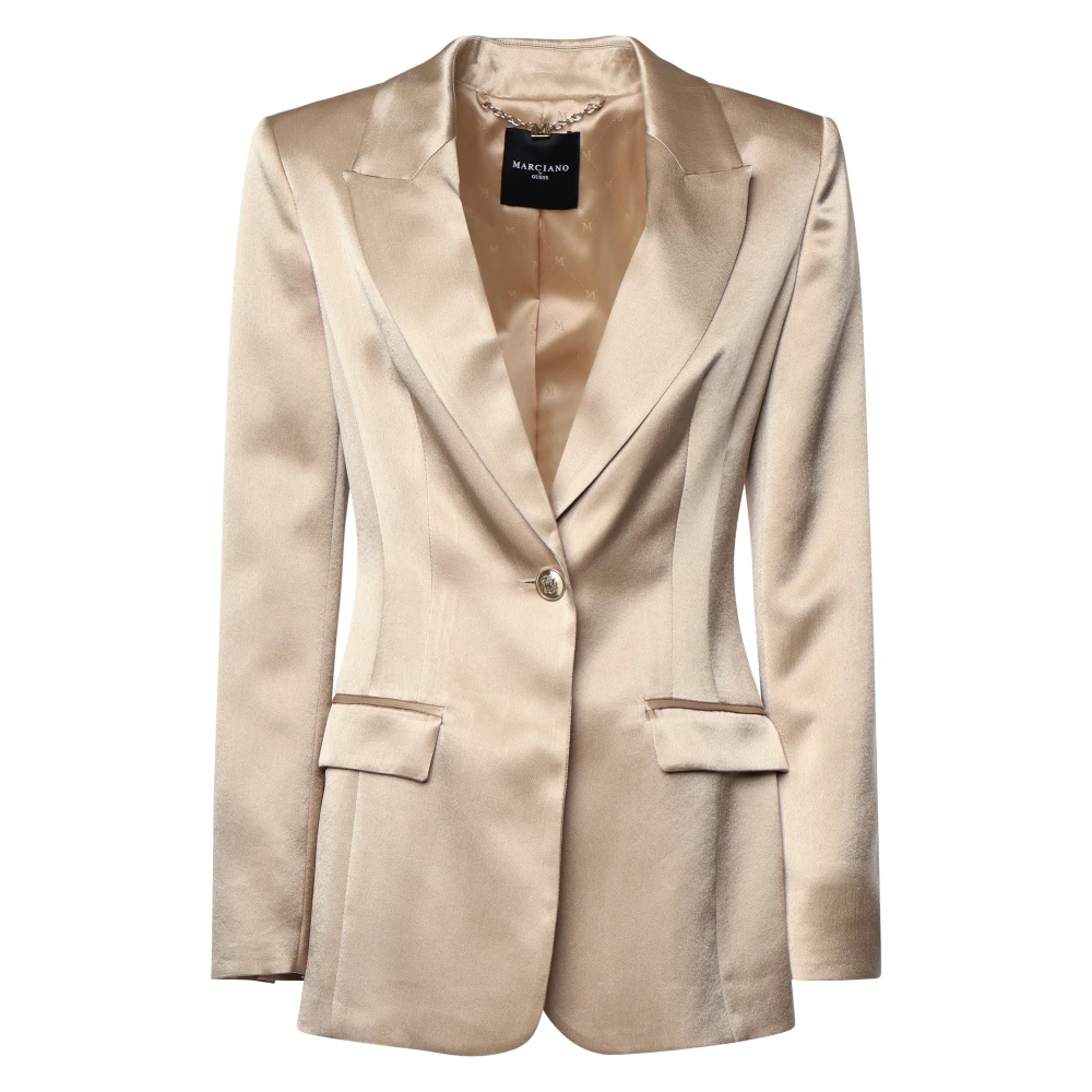 Guess Marciano Jassen Fannie Blazer Beige Dames