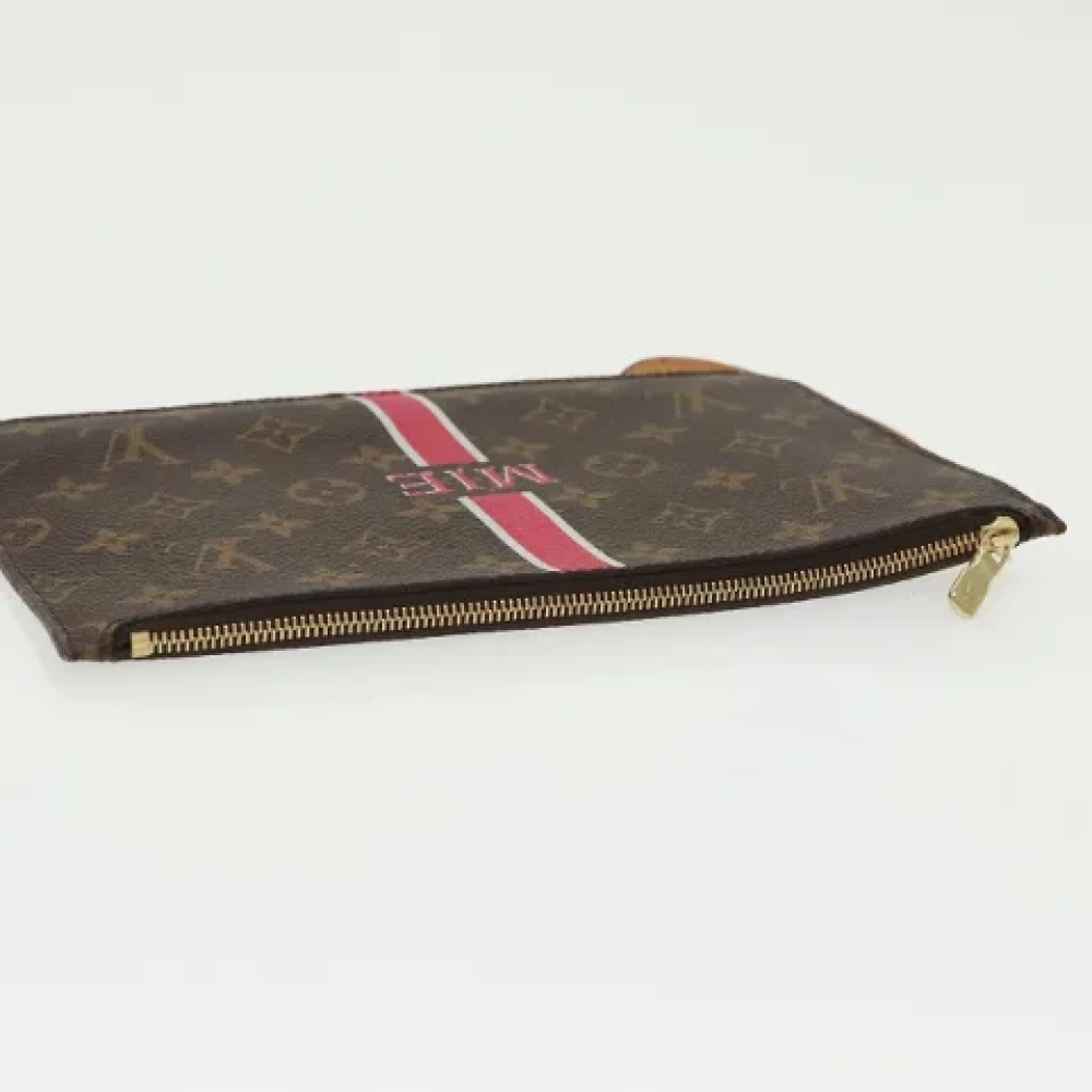 Louis Vuitton Vintage Pre-owned Canvas pouches Brown Dames
