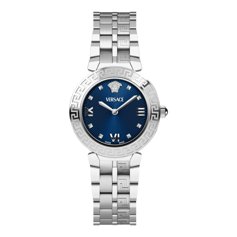 Versace VEOCA0124 Daphnis Restyling blue silver Stainless Steel Womens Watch NEW - Image 2
