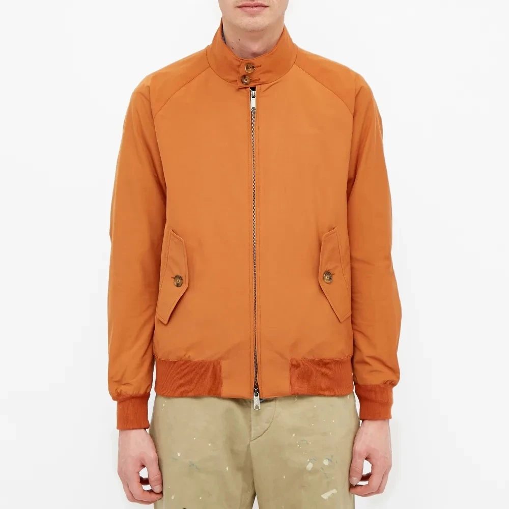 Baracuta G9 Harrington Jacket Orange Heren