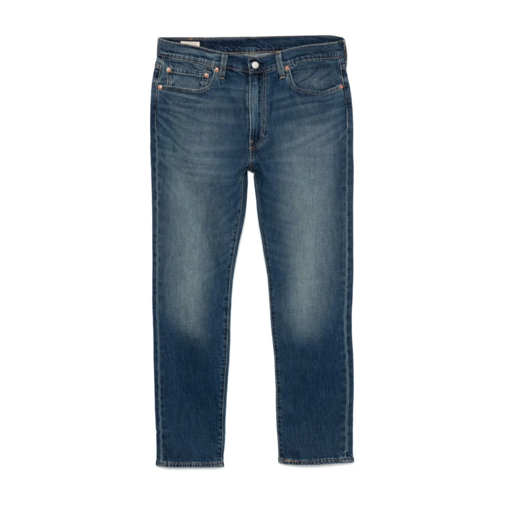 Levi's Slim Fit Navy Blue Denim Jeans Blue Heren