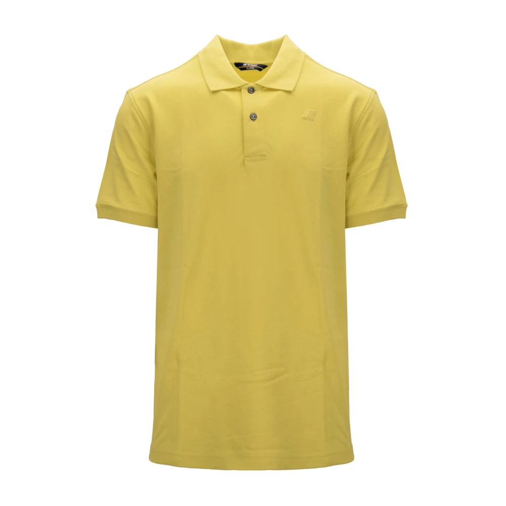 K-Way Men's Yellow Polo Shirt