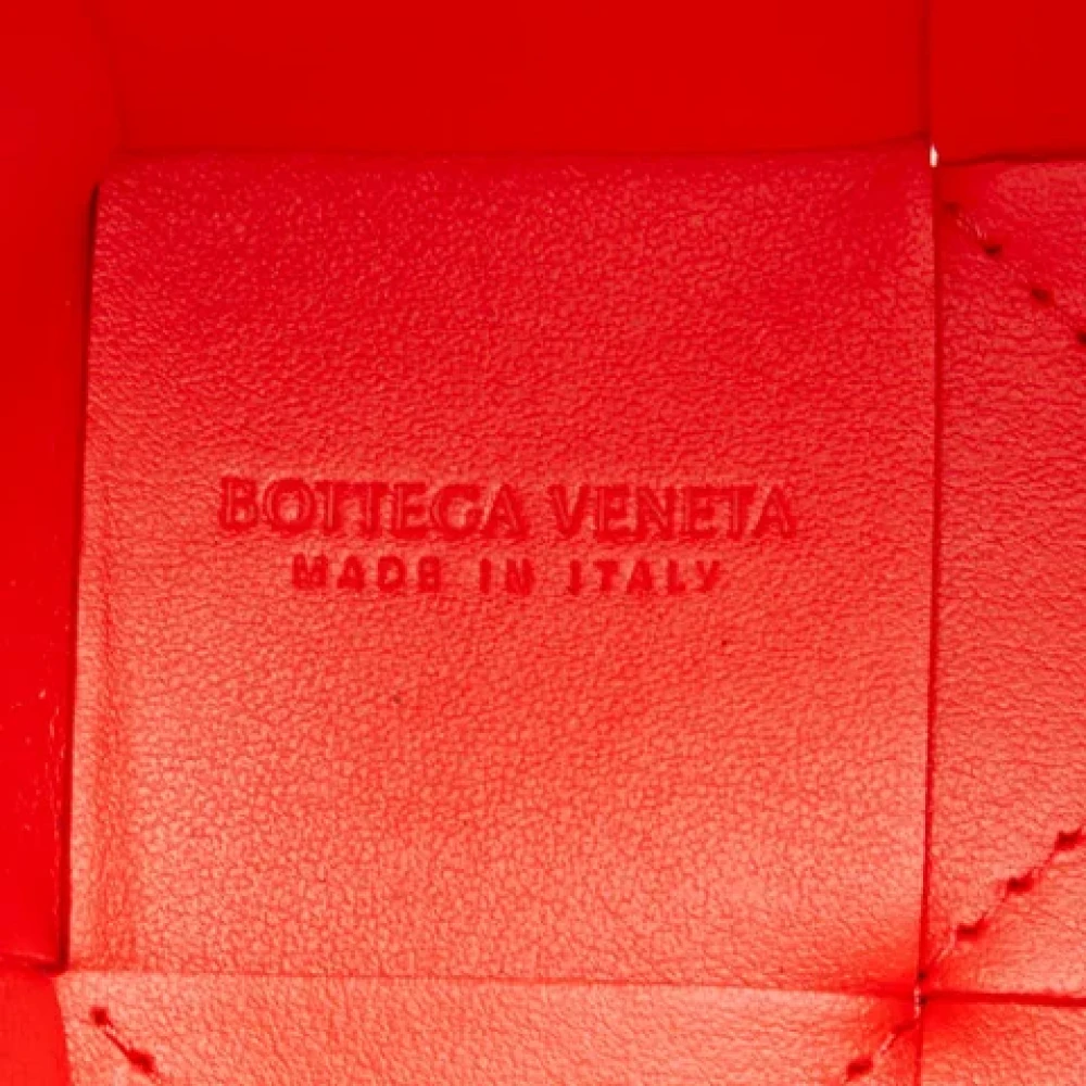 Bottega Veneta Vintage Pre-owned Leather handbags Red Dames