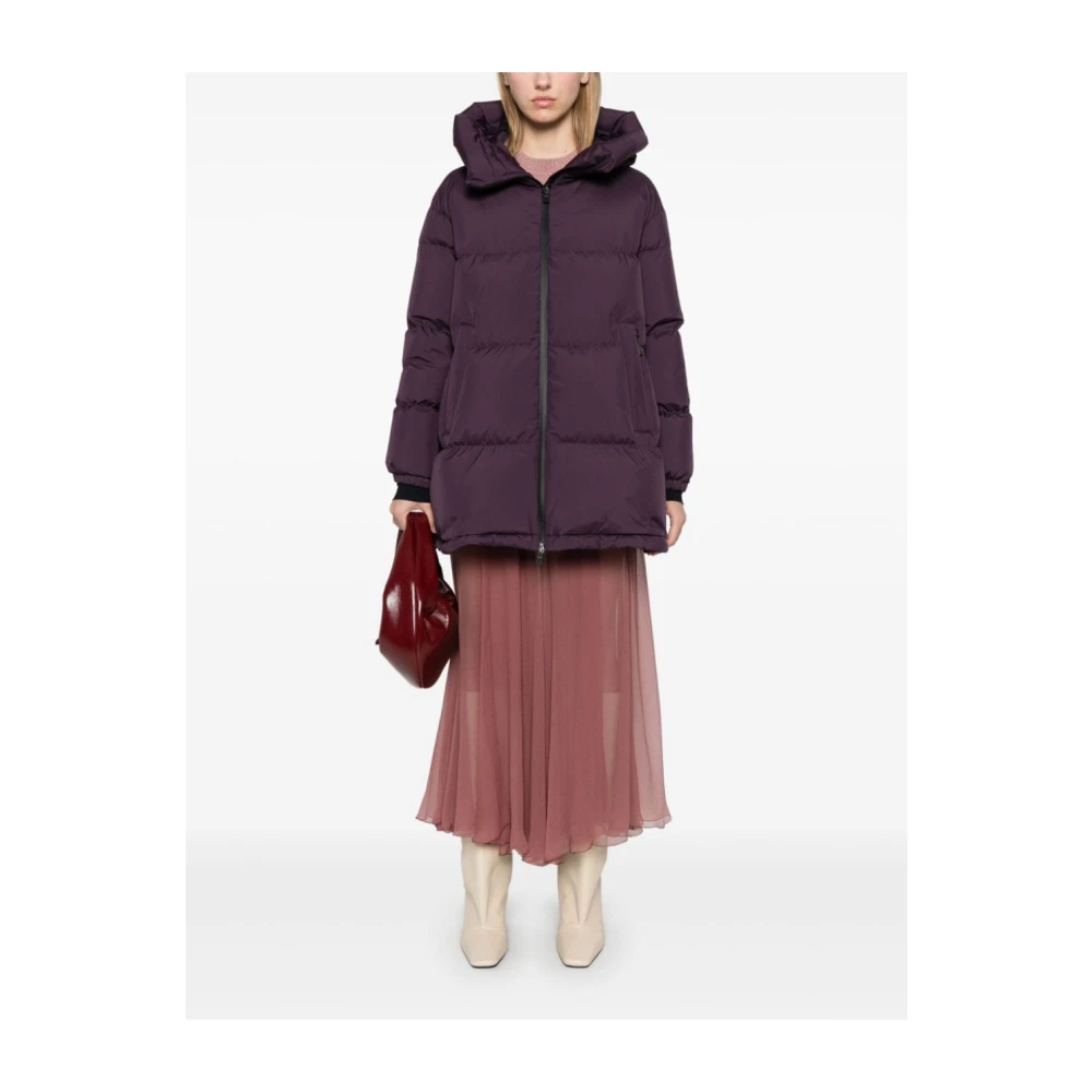 Herno Winterjassen in Melanzana-stijl Red Dames