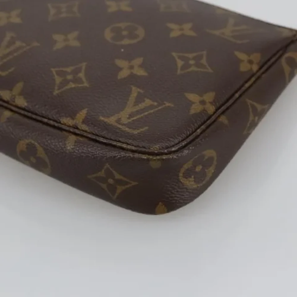 Louis Vuitton Vintage Pre-owned Canvas clutches Brown Dames