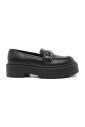 black-leather-logo-buckle-sandals