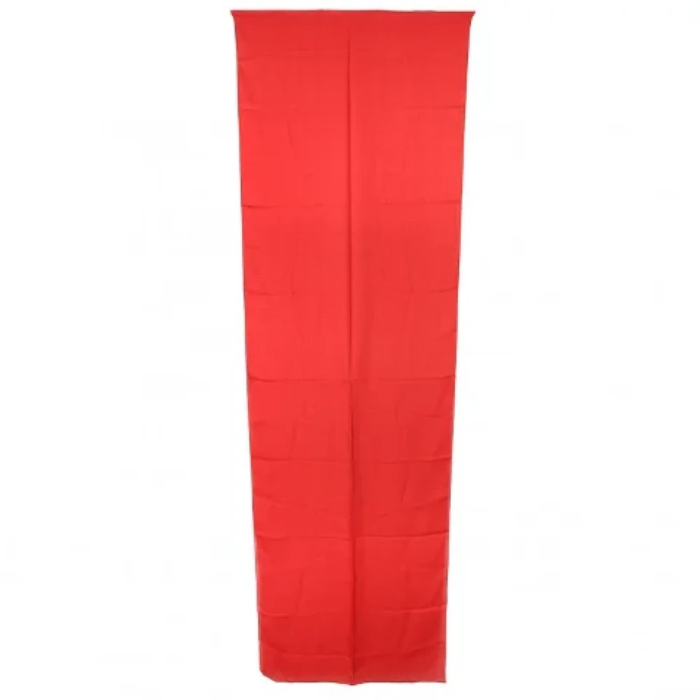 Hermès Vintage Pre-owned Silk scarves Red Dames
