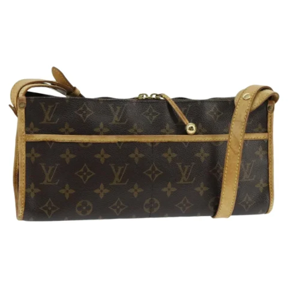 Louis Vuitton Vintage Pre-owned Canvas shoulder-bags Brown Dames