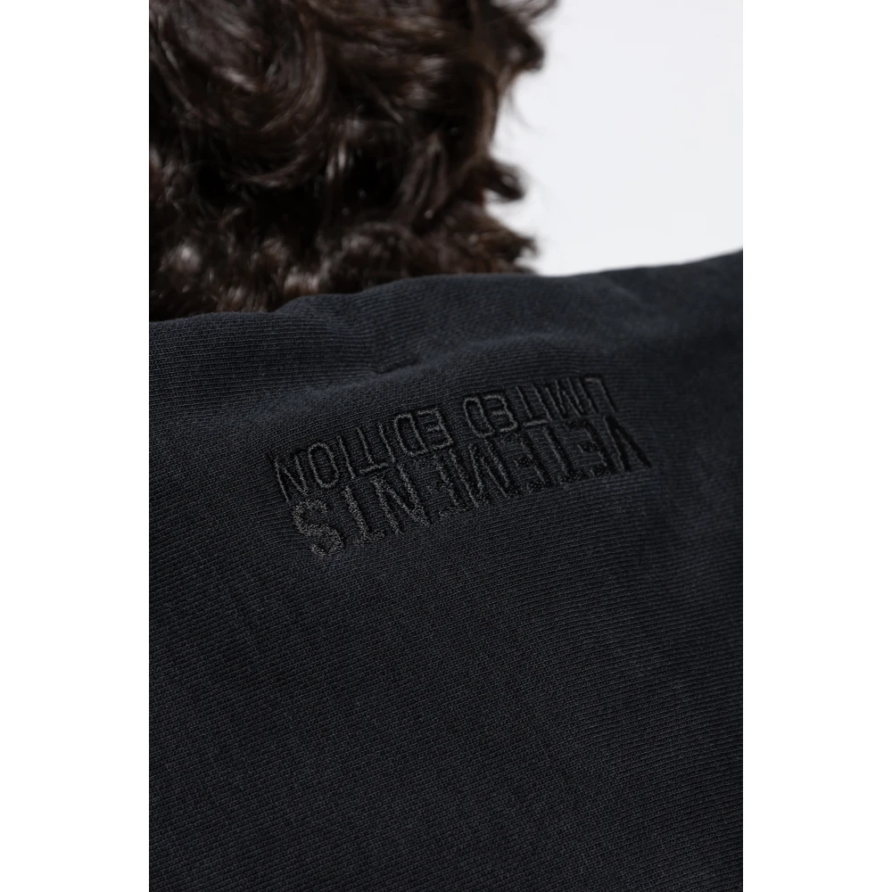 Vetements Hoodie Black Heren