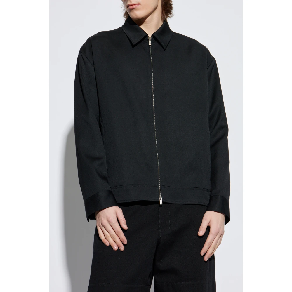 Golden Goose Wollen Jas Black Heren