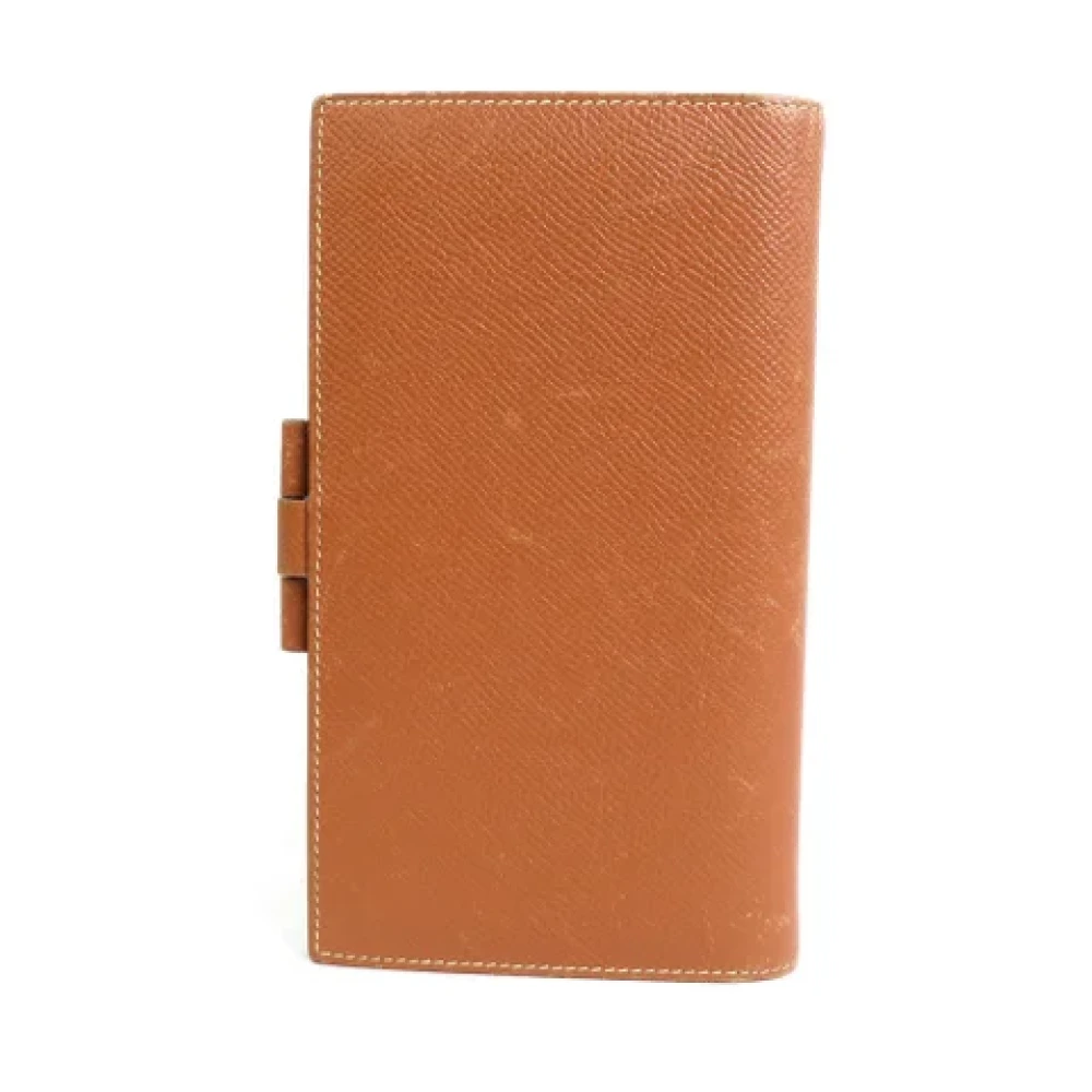 Hermès Vintage Pre-owned Leather home-office Brown Dames