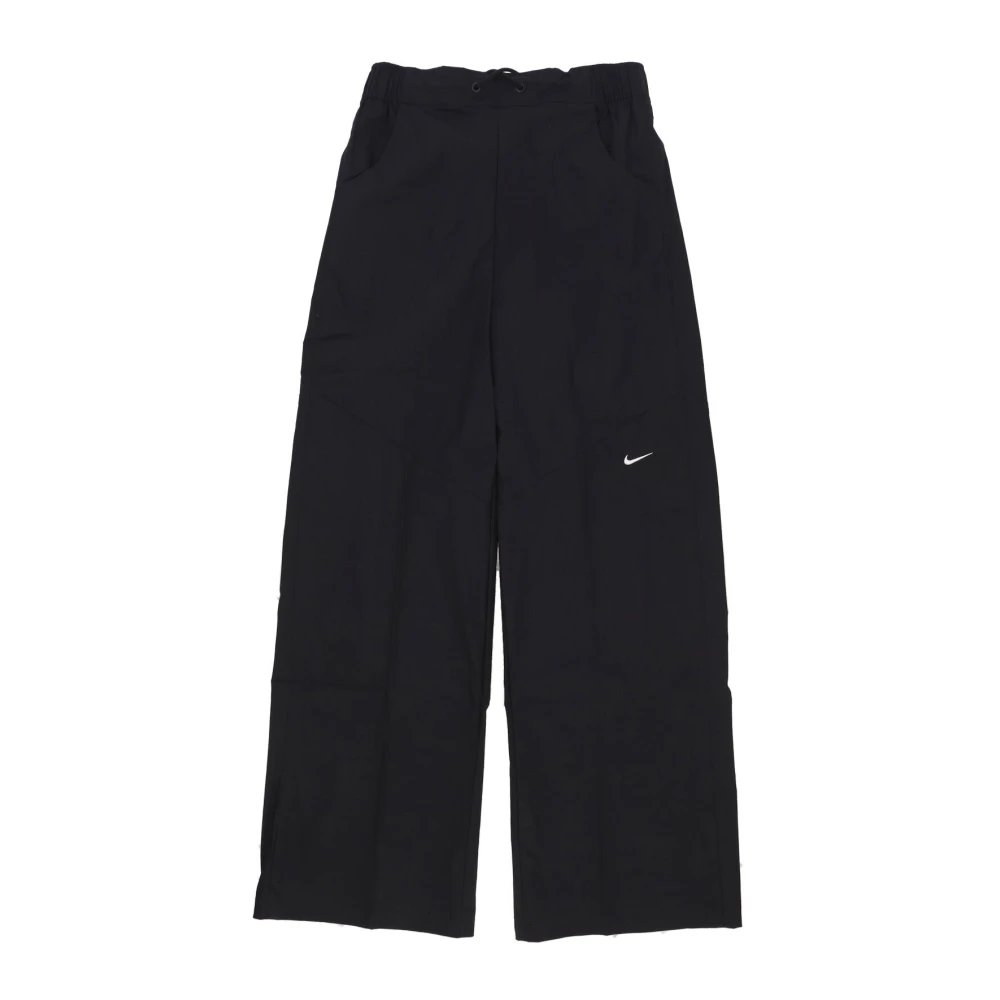 Nike Essentials Vävda, vida byxor med hög midja Black, Dam