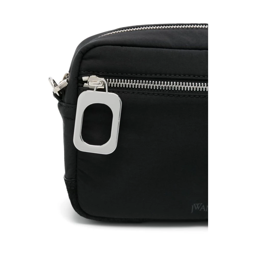 JW Anderson Zwarte Schoudertas voor Mannen Black Heren