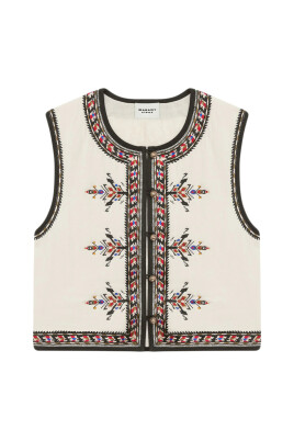 embroidered-sleeveless-white-outerwear