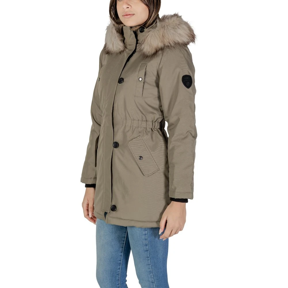 Only Groene Polyester Parka Jas Green Dames