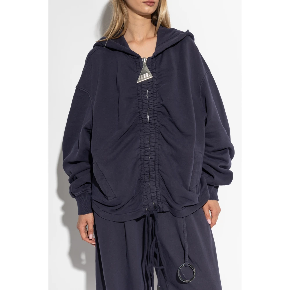 The Attico Hoodie Purple Dames