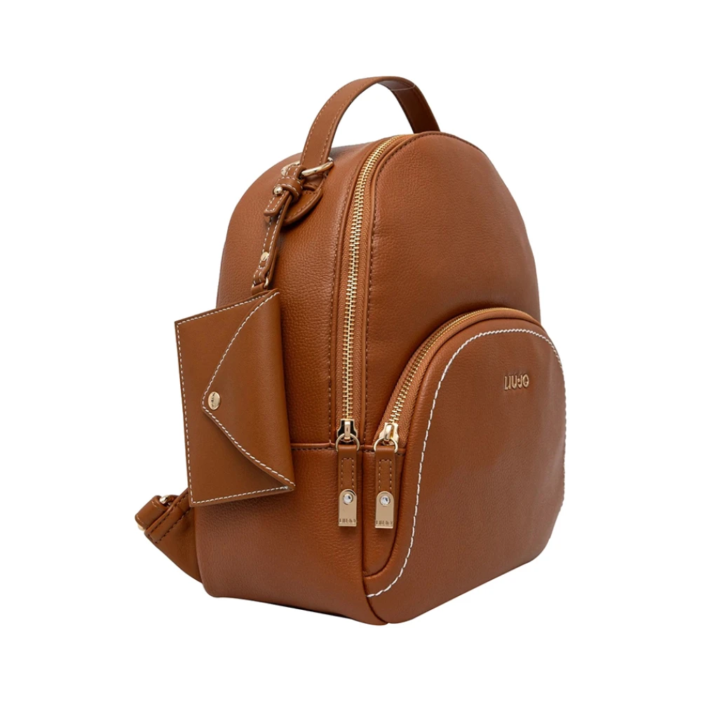 Liu Jo Elegante Brandy Synthetisch Leren Rugzak Brown Dames