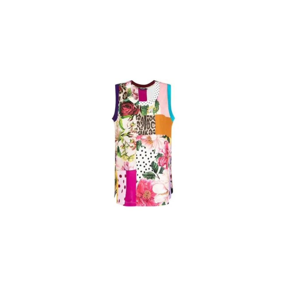 Dolce & Gabbana Casual Katoenen T-Shirt Multicolor Dames