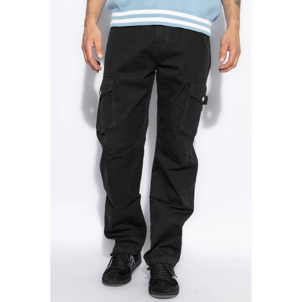 Balmain Broek met logo Black Heren