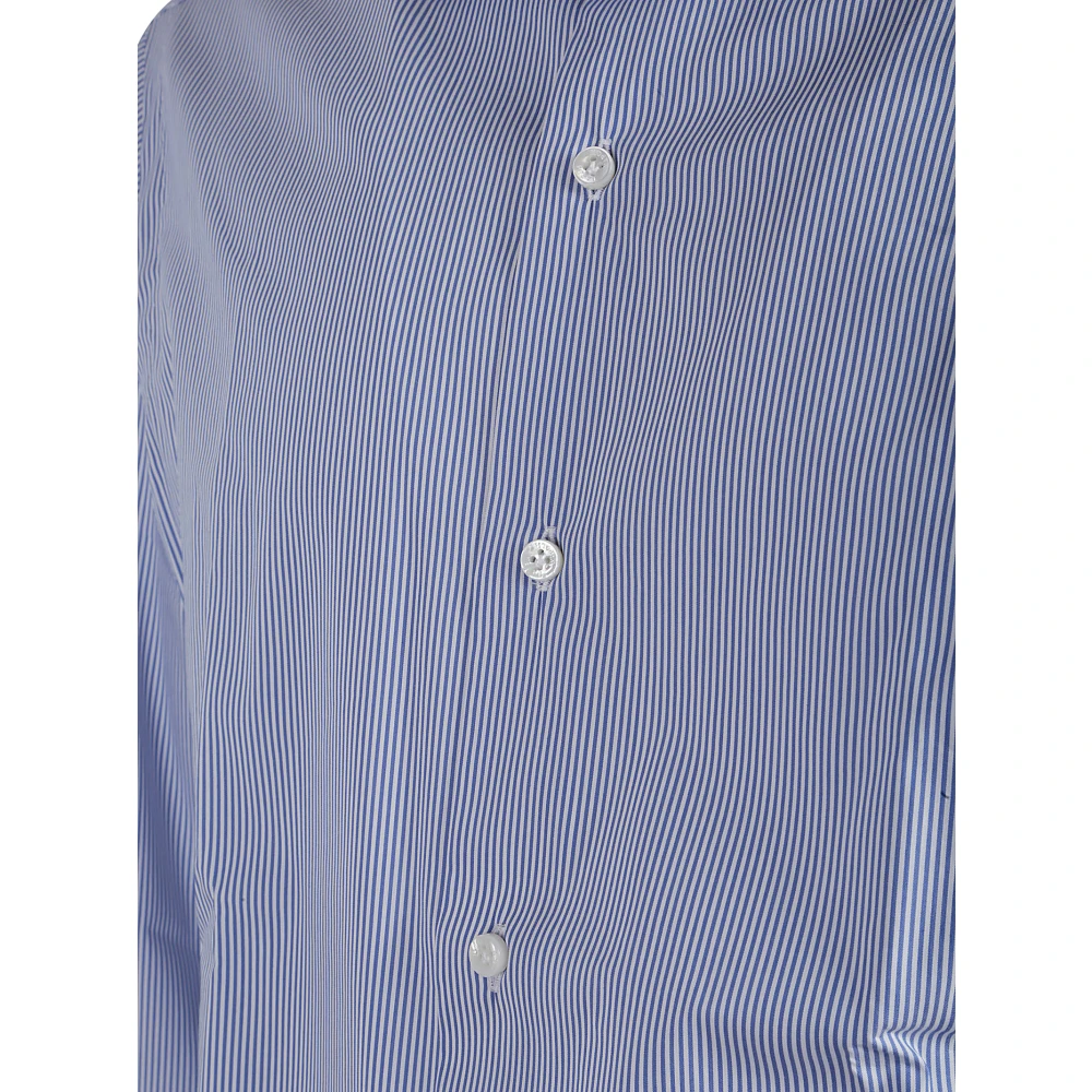 Barba Napoli Stijlvolle longsleeve shirt Blue Heren