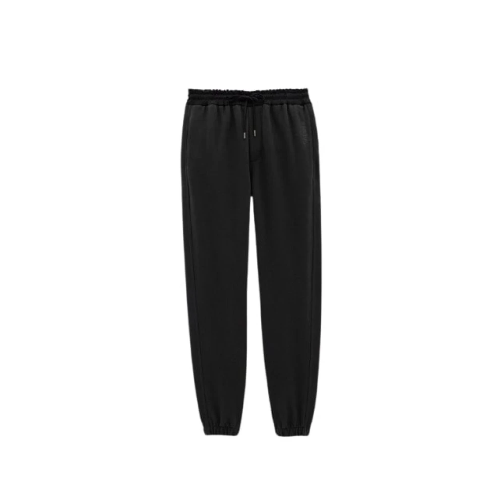 Saint Laurent Fleece Joggers voor Stijlvol Comfort Black Heren
