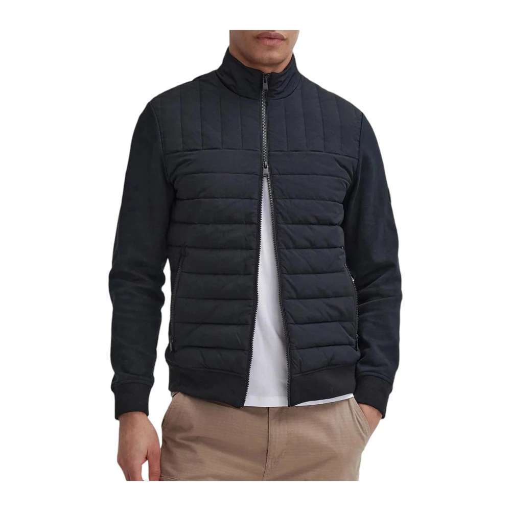 Barbour Gewatteerde Sweater Counter Zwart Black Heren