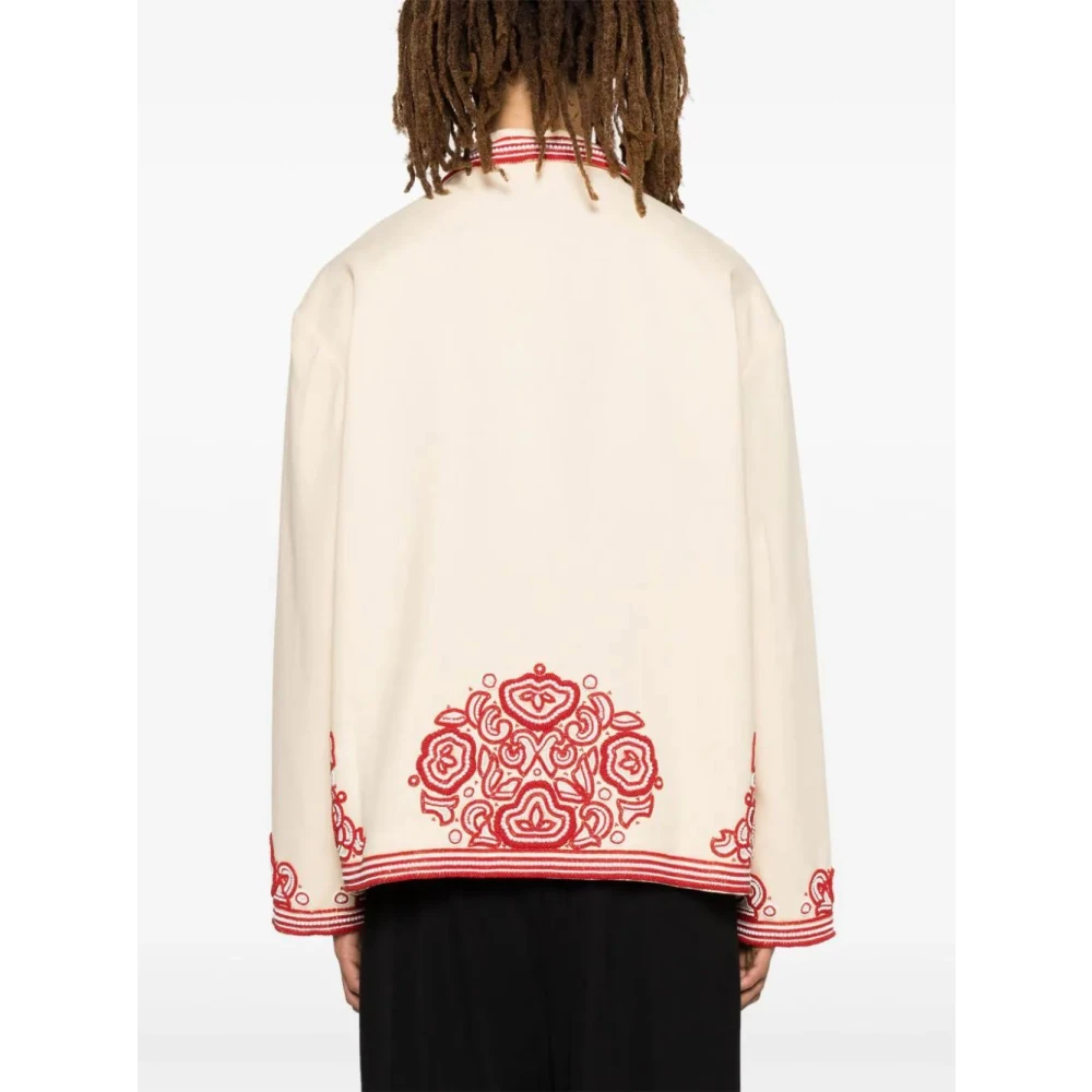 Bode Rode Beaded Flora Jas Multicolor Heren