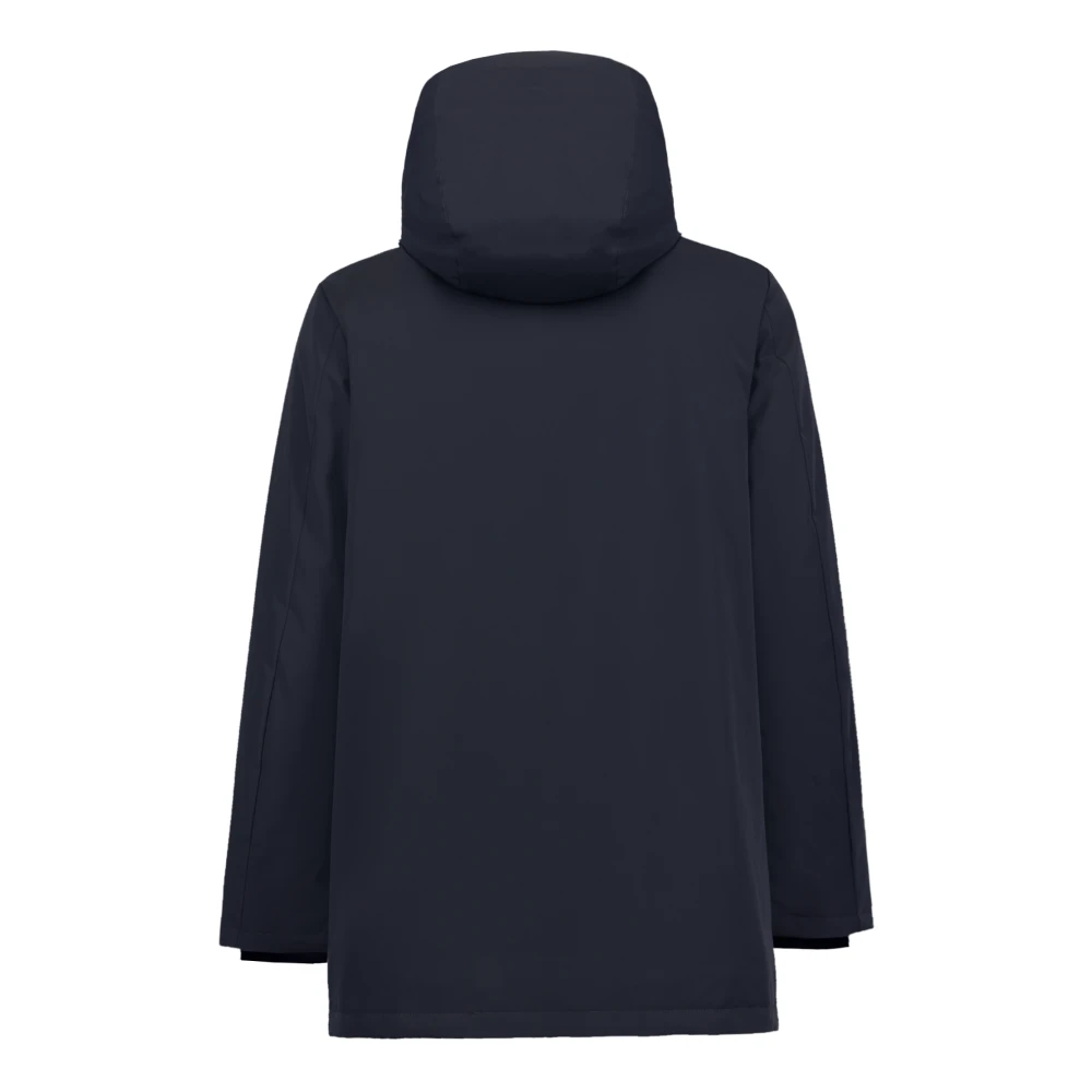 People of Shibuya Technische Parka met Primaloft Isolatie Blue Heren