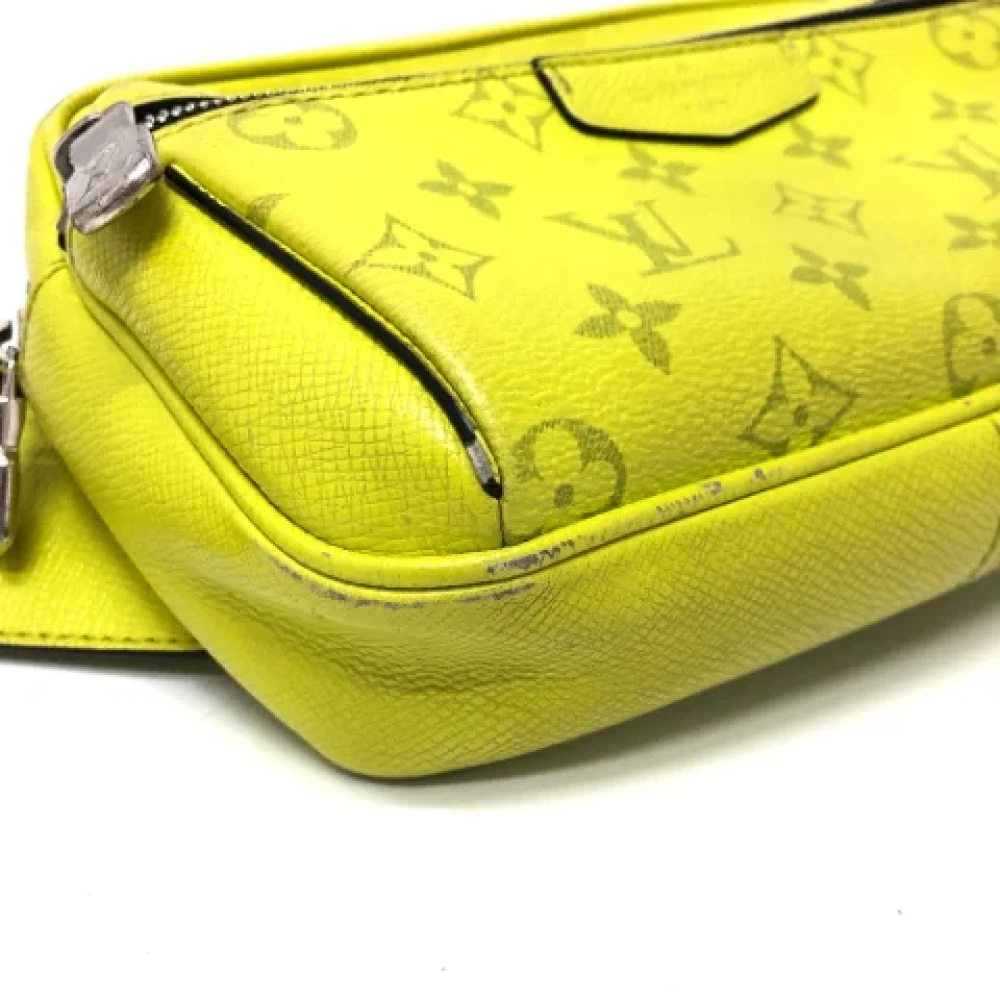 Louis Vuitton Vintage Pre-owned Leather shoulder-bags Yellow Heren
