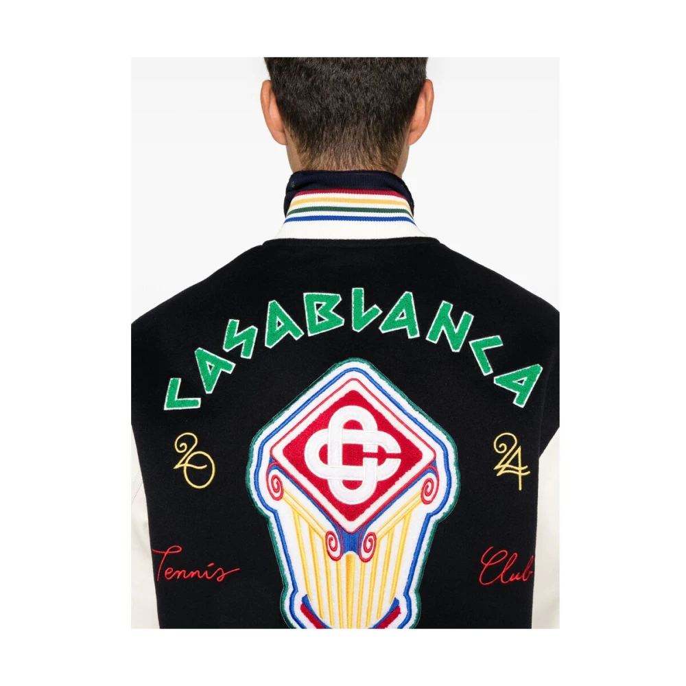 Casablanca Chenille Patchwork Baseball Jack Multicolor Heren